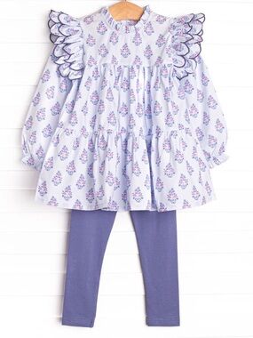 Stitchy Fish Blue Bud Bouquet Outfit
